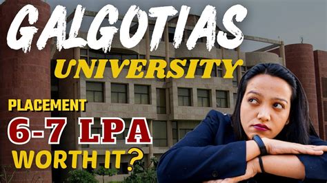 galgotias university placement